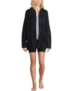 Barefoot Dreams CozyChic Lite® Curved Hem Hooded Jacket | Sweaters