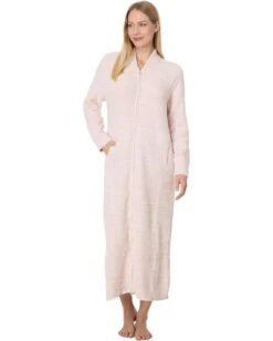 Barefoot Dreams CozyChic® Full Zip V-Neck Lounger | Sleepwear -Bernardo Store 61E05JFHaaL. AC SR736920