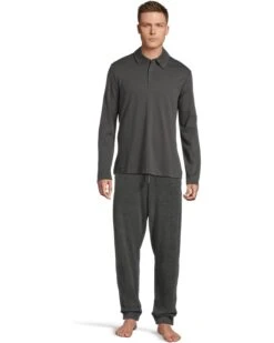 Barefoot Dreams Malibu Collection® Pima Long Sleeve Polo | Shirts & Tops -Bernardo Store 61PZ5JWyRML. AC SR736920