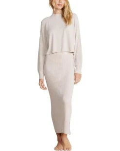 Barefoot Dreams CozyChic Ultra Lite® Cropped Mock Neck | Sweaters