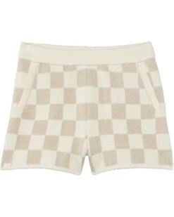 Barefoot Dreams Kids CozyChic® Youth Cotton Checkered Short (Little Kid/Big Kid) | Shorts
