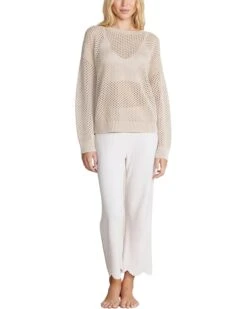 Barefoot Dreams Sunbleached Open Stitch Pullover | Sweaters -Bernardo Store 711fUwMLhYL. AC SR736920