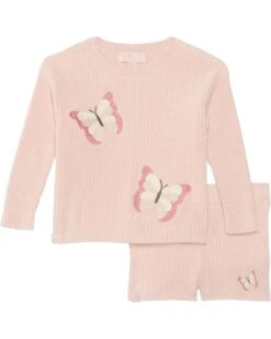 Barefoot Dreams Kids Cozychic Ultra Lite® Toddler Butterfly Set(Toddler) | Shorts