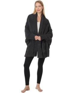 Barefoot Dreams CozyChic® Cable Weave Blanket Wrap | Sweaters -Bernardo Store 71AxPAdmEKL. AC SR736920