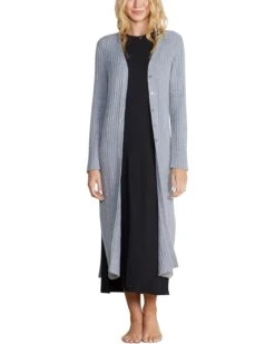 Barefoot Dreams CozyChic Lite® Pointelle Long Cardigan | Sweaters