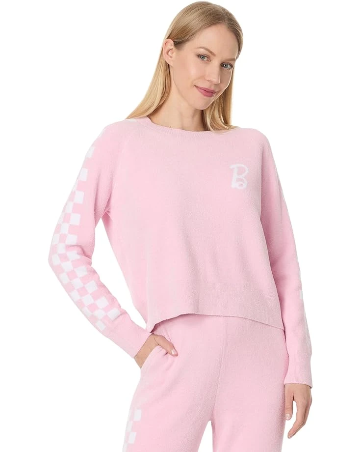 Barefoot Dreams CozyChic® Ultra Lite Checkered Barbie Pullover | Sweaters 3 Barefoot Dreams CozyChic® Ultra Lite Checkered Barbie Pullover | Sweaters