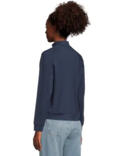 Barefoot Dreams Malibu Collection® 1/2 Zip Pullover W/ Stripes | Sweaters -Bernardo Store 71z14JeW3GL. AC SR736920