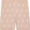 Barefoot Dreams Kids CozyChic® Ultra Lite Barbie Monogram Biker Shorts (Little Kids/Big Kids)