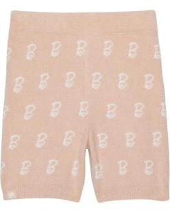 Barefoot Dreams Kids CozyChic® Ultra Lite Barbie Monogram Biker Shorts (Little Kids/Big Kids)