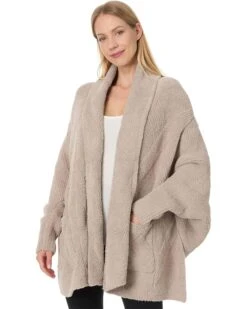 Barefoot Dreams CozyChic® Cable Weave Blanket Wrap | Sweaters -Bernardo Store 81M9hEsAvXL. AC SR736920
