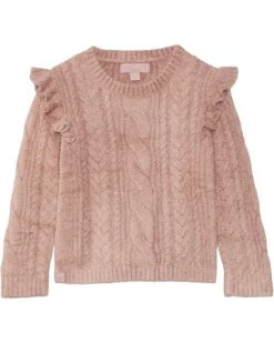 Barefoot Dreams Kids CozyChic Lite® Toddler Cable Pullover (Toddler) | Hoodies & Sweatshirts