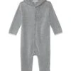 Barefoot Dreams Kids CozyChic® Lite Hooded Onesie (Infant) | Baby One Pieces -Bernardo Store 81qtiDshg L. AC SR736920